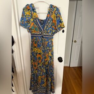 Angie Flutter Sleeve Maxi Sundress